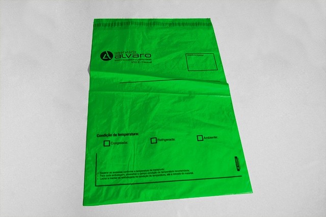 Envelopes para resultado de exames